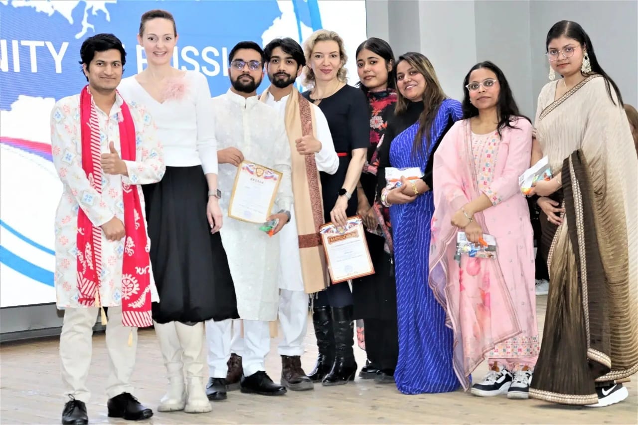 ndian students winning awards in Russia MBBS colleges