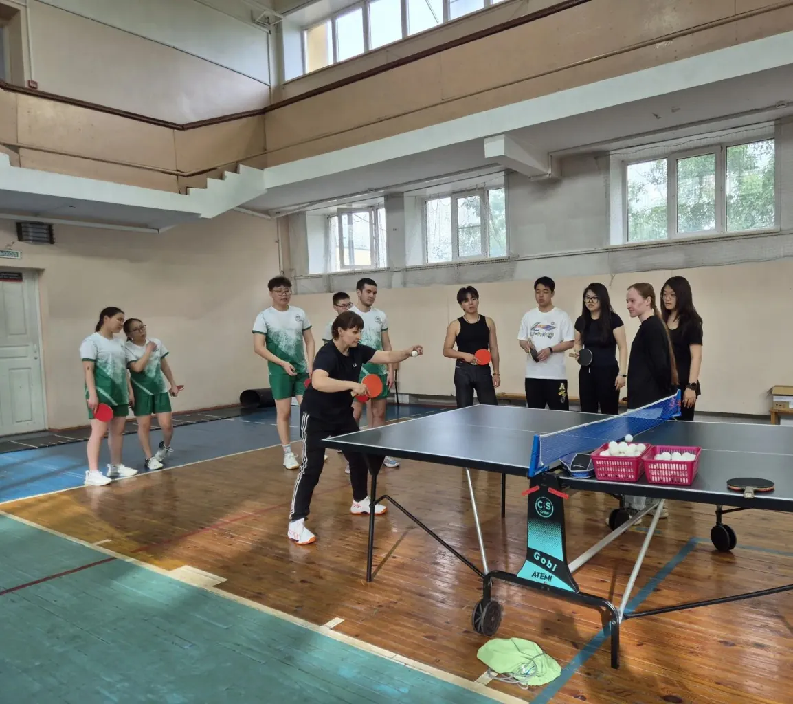 Table tennis training for medical students