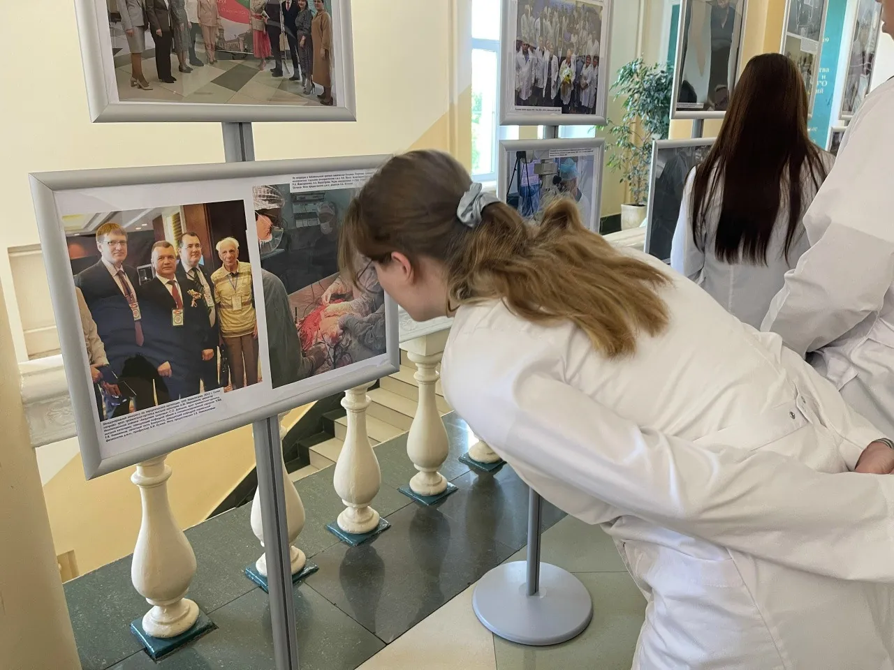 Doctor legacy exhibition in Russian medical universities